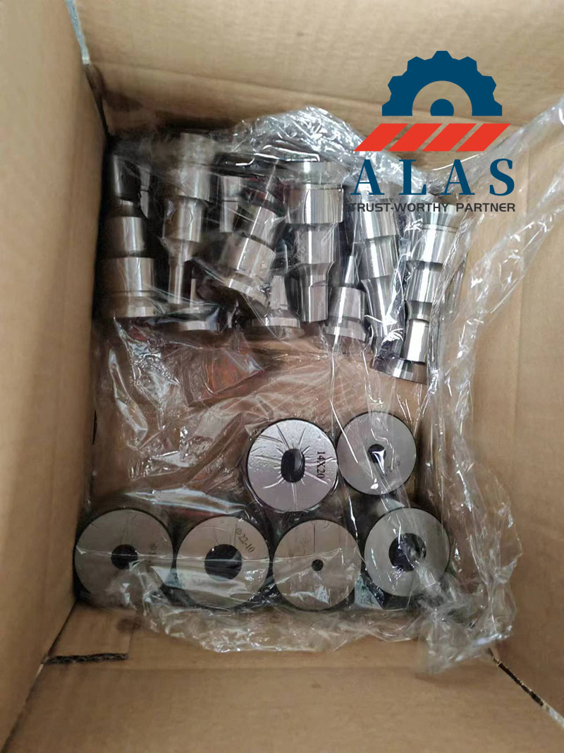Ready-to-Ship Ironworker Punch and Die Inventory Standard and oblong ironworker punches and dies packed for shipping