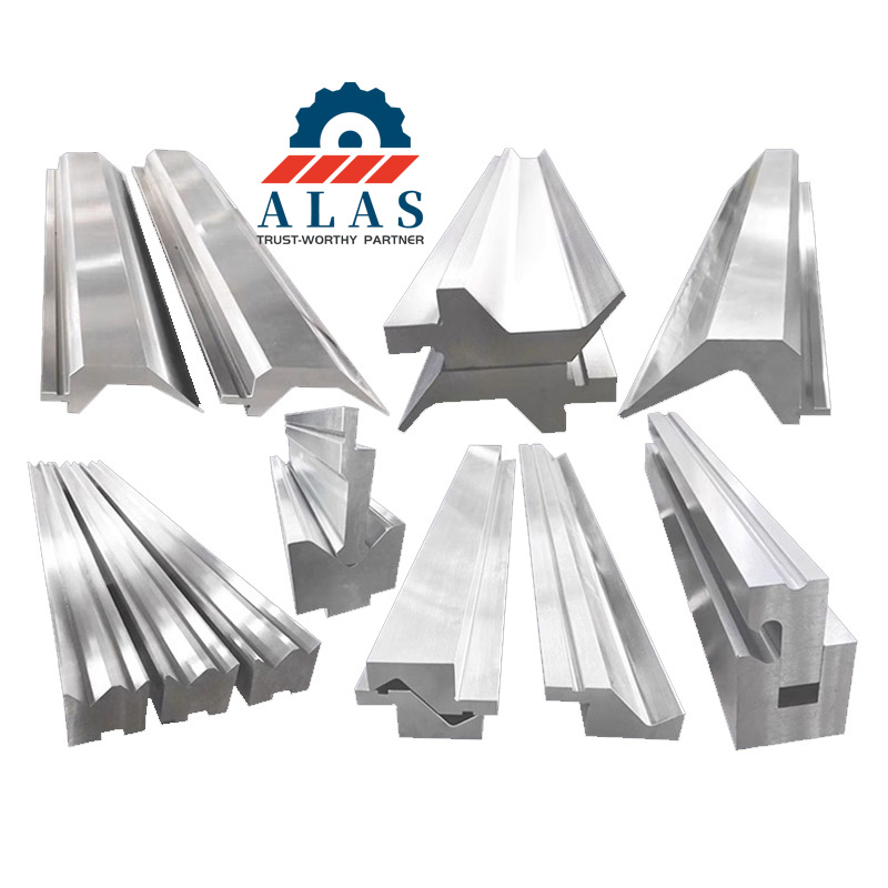 ALAS Press Brake Tooling Portfolio ALAS comprehensive collection of premium induction-hardened press brake punches and dies for diverse sheet metal geometries
