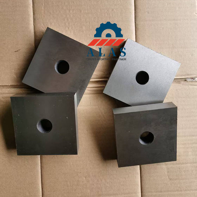 ALAS 4-Edge Square Rebar Cutting Blades ALAS standard square rebar blades with center hole
