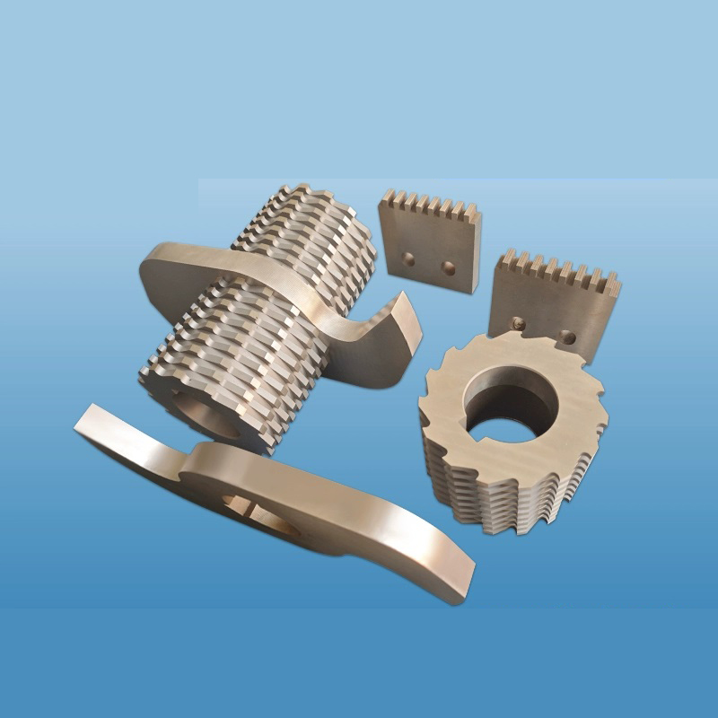 Slow grinding machine blade