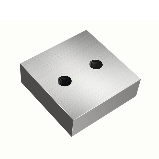 ectangular hydraulic shear blade block with 2 holes for electric rebar cutter