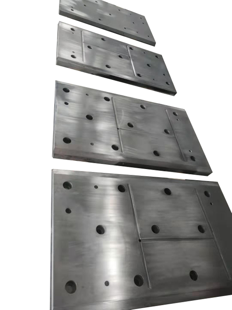 Sliding Plates for Metal Rolling Mills side view showing