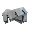 Durable replacement chipper blades for wood chippers with vacuum heat treatment for impact resistance.