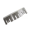 Durable wood shredder blades and chipper knives with vacuum heat treatment for timber recycling.