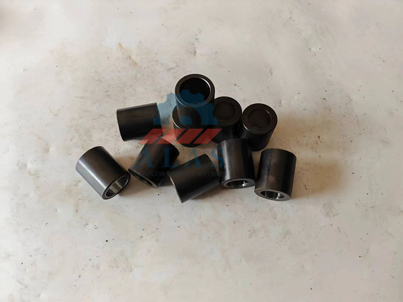 CNC machined bending bushings with smooth chamfered edges for rebar safety