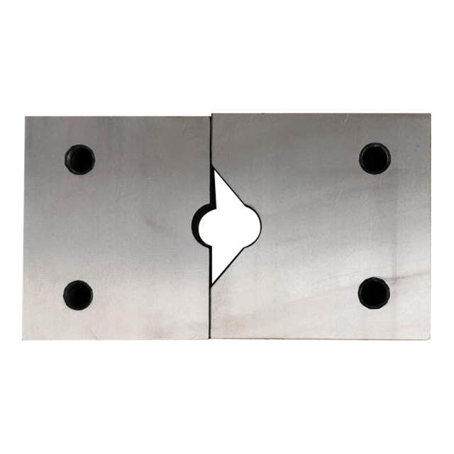 Precision-ground H13 tool steel bar cutting blades for hydraulic rebar cutters and steel bar shearing machines