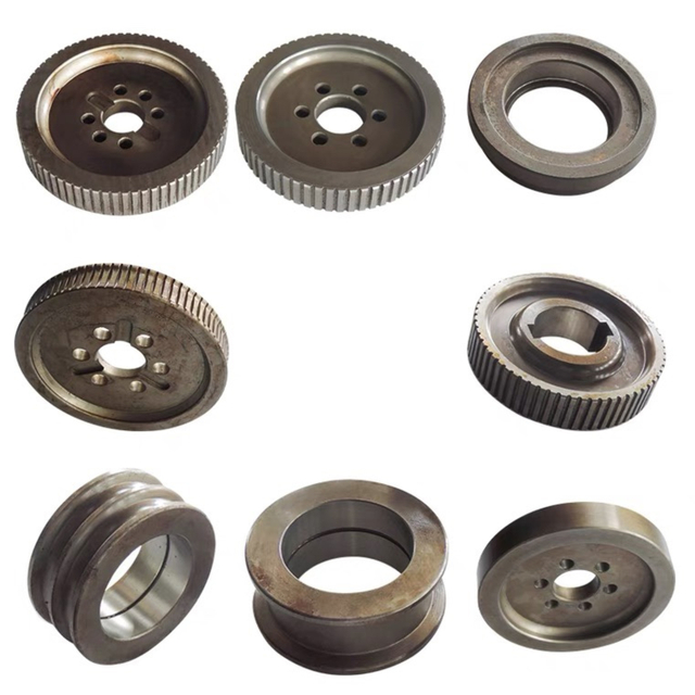 Precision machined rebar straightening wheels and rollers for automatic wire straightening and cutting machines