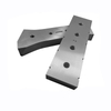 Heavy-duty alloy steel alligator shear blades for scrap metal cutting recycling machine