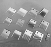 Precision toothed knife for professional tire shaving and rubber surface texturing