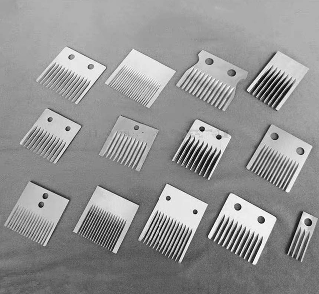 Precision toothed knife for professional tire shaving and rubber surface texturing