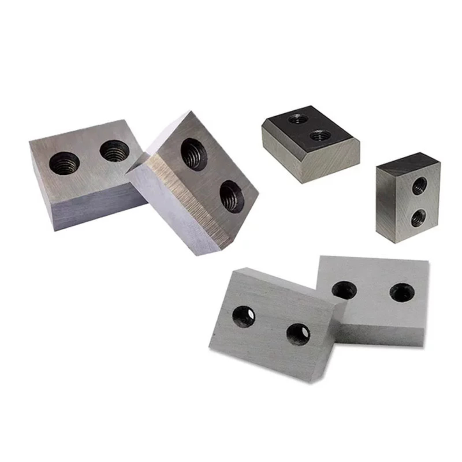 square rebar cutter blades compatible with GMS Gocmaksan hydraulic shears