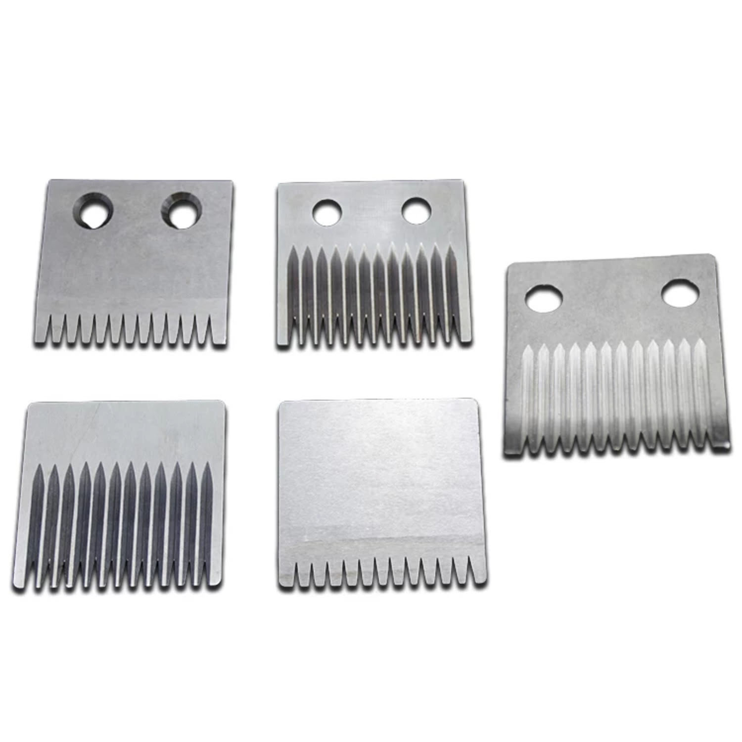 Various sizes of tire trimming blades