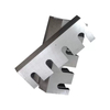 Premium A8 steel wood chipper blades by industrial manufacturer