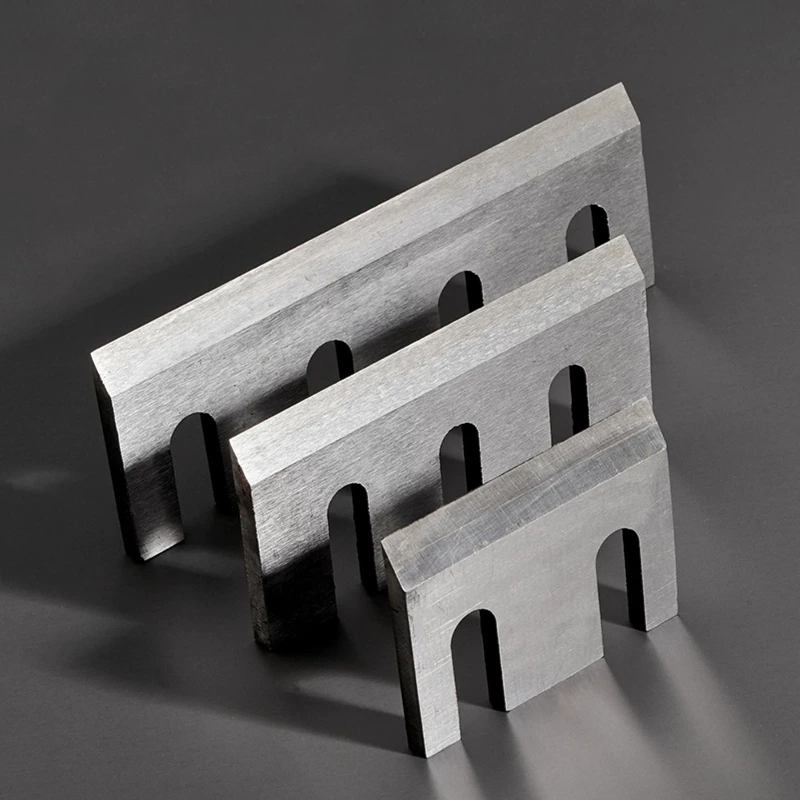 A8B Wood Chipper Blades side view showing