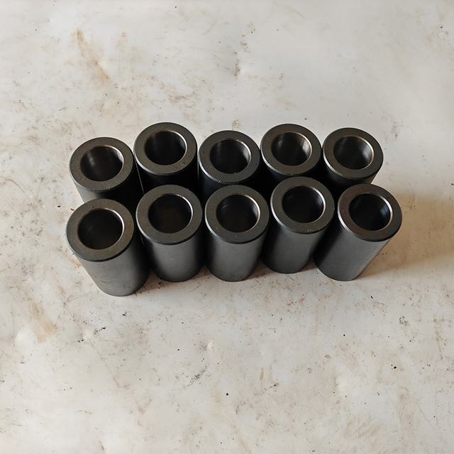 Set of hardened steel rebar bending sleeves in various diameters