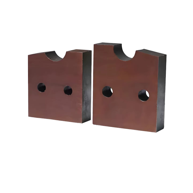 Heavy-duty alloy steel bar cutter blade for rebar machine