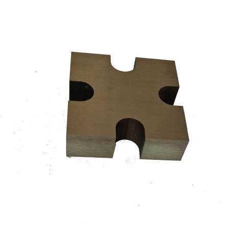 Concrete pile machine head machine cutting blade
