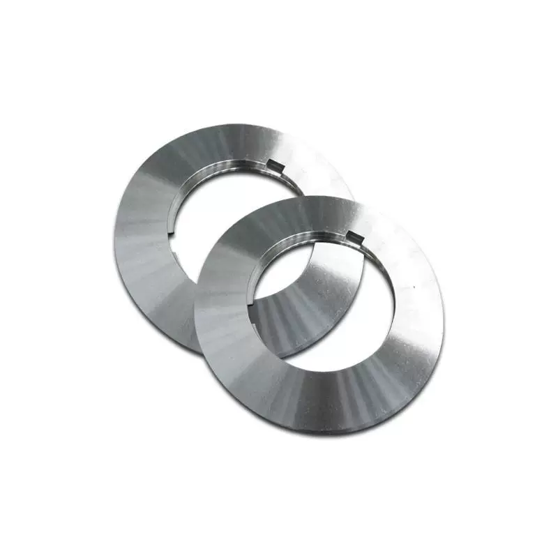High precision slitter rotary knives with mirror finish for metal coil processing