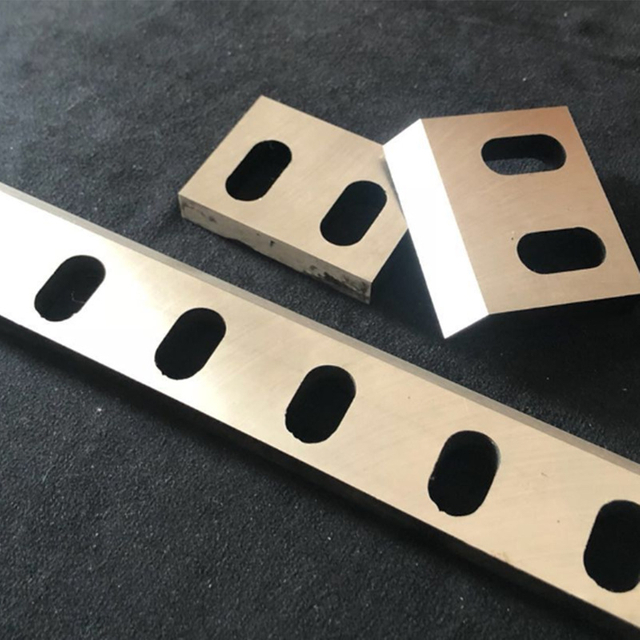 Precision ground D2 steel plastic crusher blades for industrial recycling machines