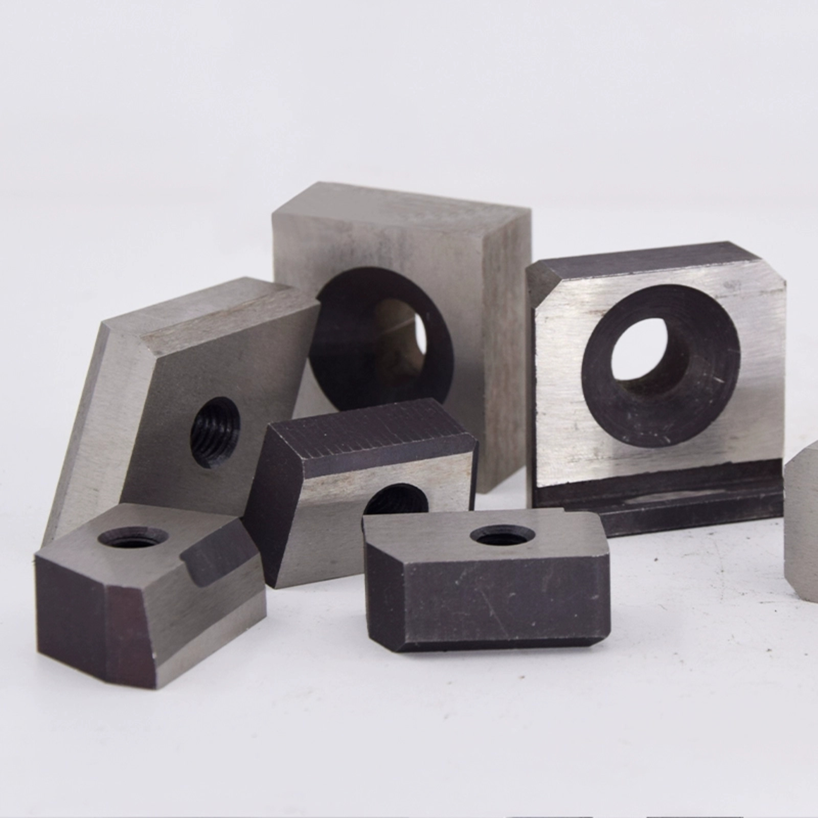 High-precision CNC rebar stirrup bender cutting blade set