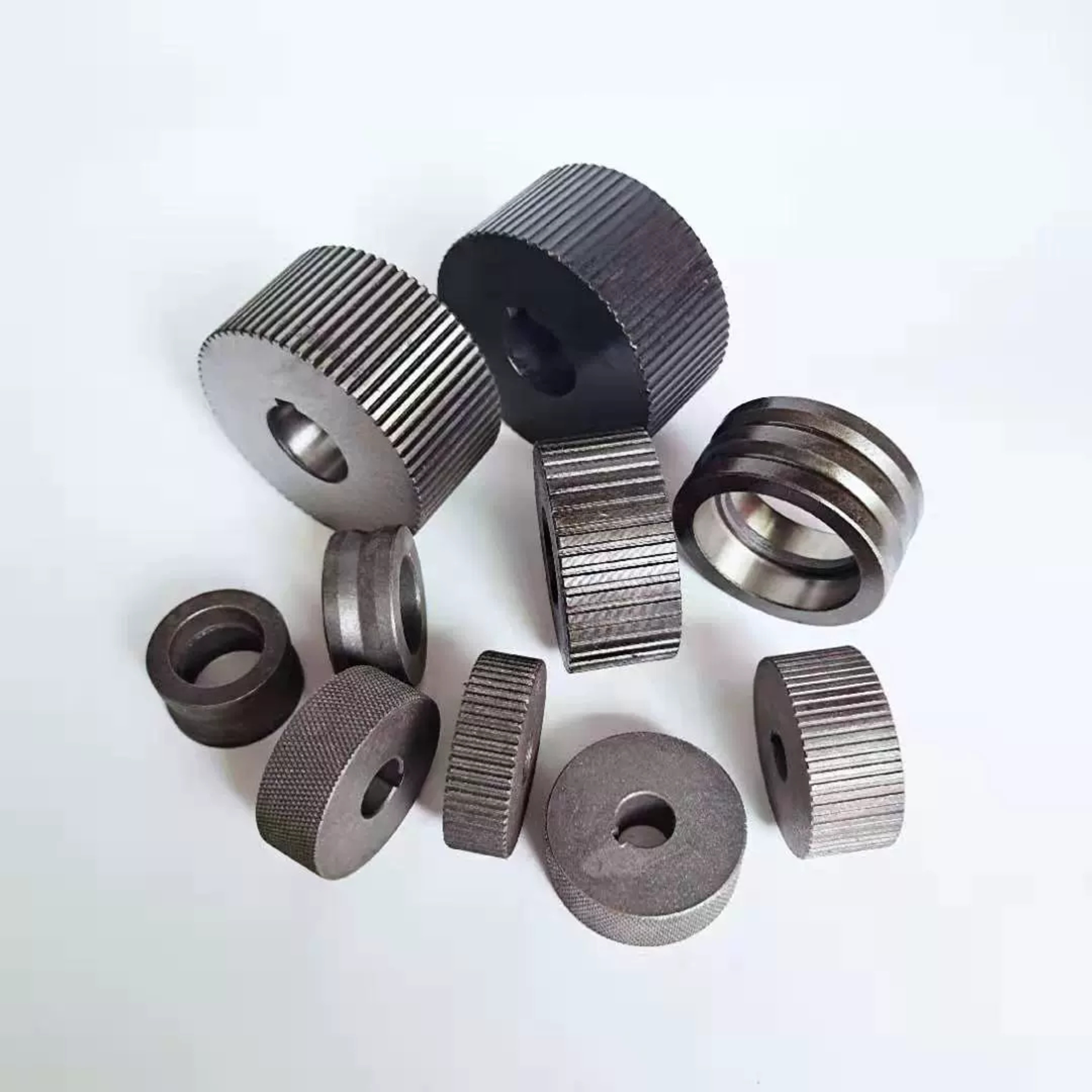 High-precision measuring wheel for CNC stirrup bender machine, ensuring accurate length tracking for rebar processing