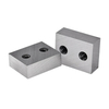Industrial rebar cutting blocks for portable electric cutters