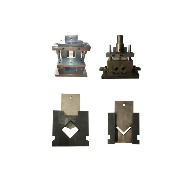 Bespoke square tube cutting die and miter corner notching punch mold for hydraulic pipe shearing machine