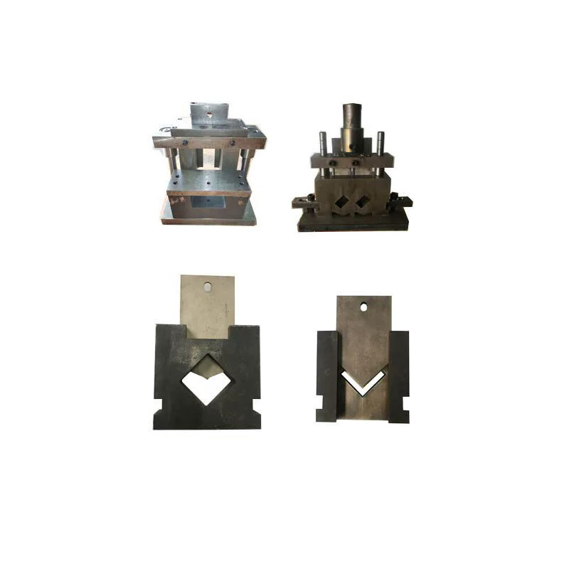 Bespoke square tube cutting die and miter corner notching punch mold for hydraulic pipe shearing machine