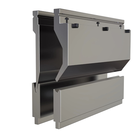 High precision press brake tooling punch and die set for sheet metal bending