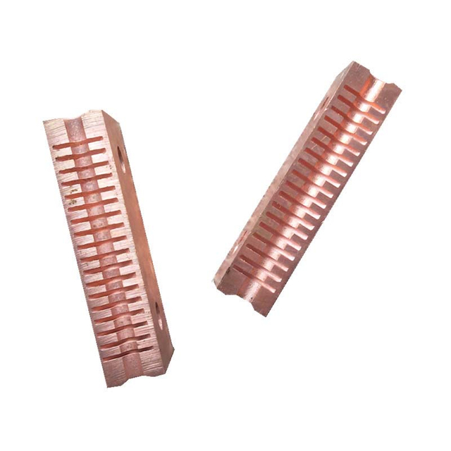 Concrete pile machine reinforcement clamp