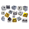 Industrial counter blades for single shaft shredder made of D2 tool steel with HardnessMap QC for high wear resistance.
