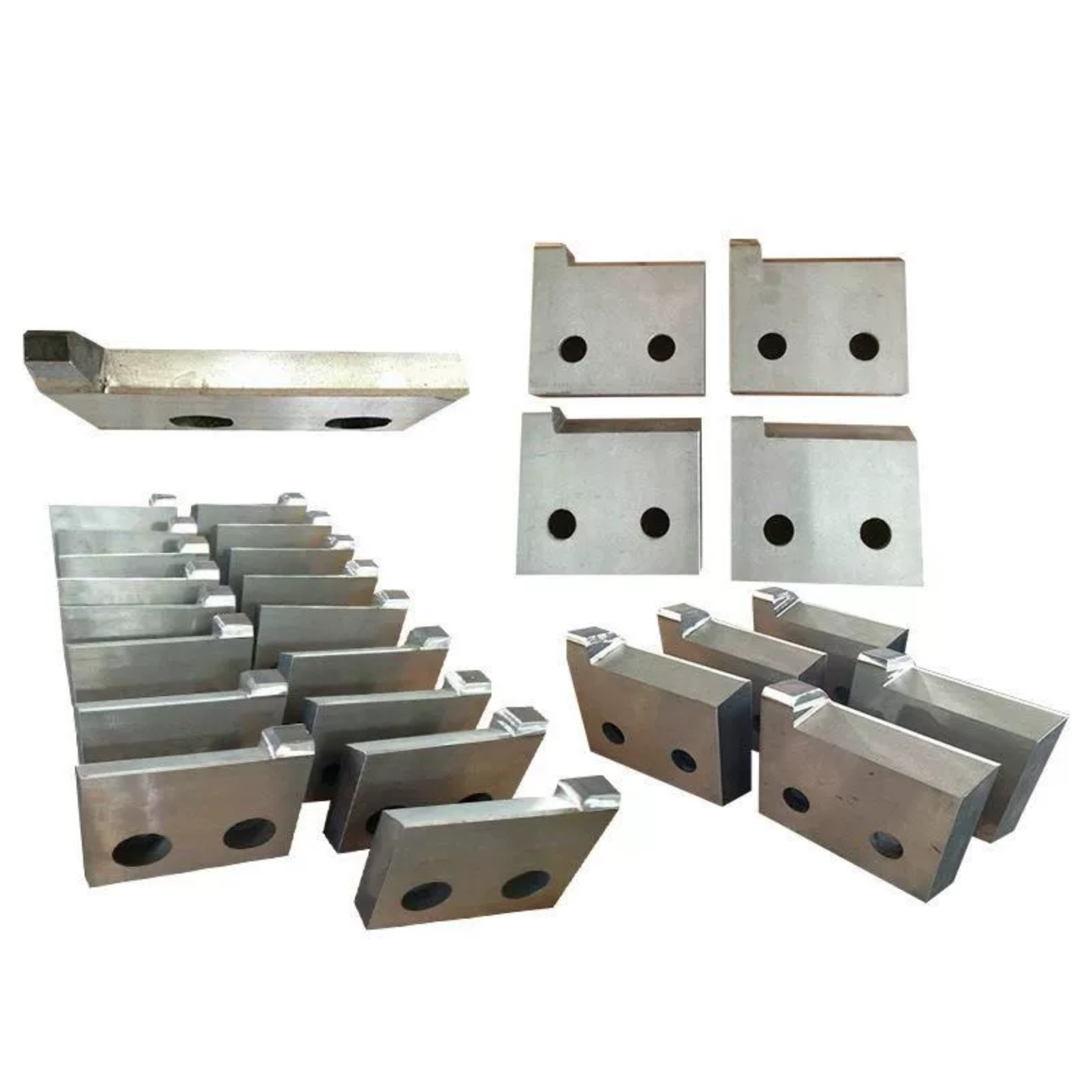 High-speed flying shear blades for industrial steel rolling mills
