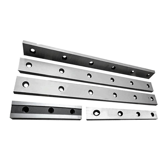 Custom metal shear blade manufactured according to customer technical drawings