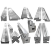 Custom-designed punch and die set for complex sheet metal bending