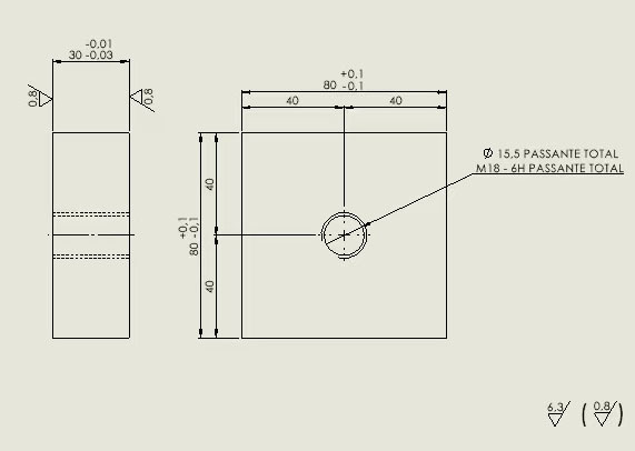 Design layout for rebar cutting blades showing bolt hole positions