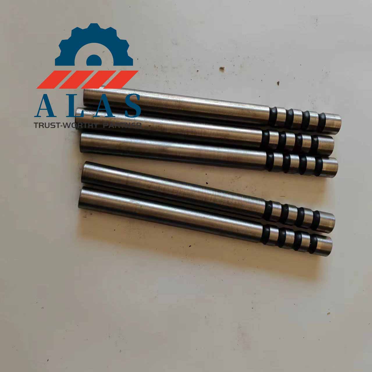 Precision ground 42CrMo bending work pins featuring a multi groove design specifically engineered for steady rebar positioning and clamping during high torque forming loops