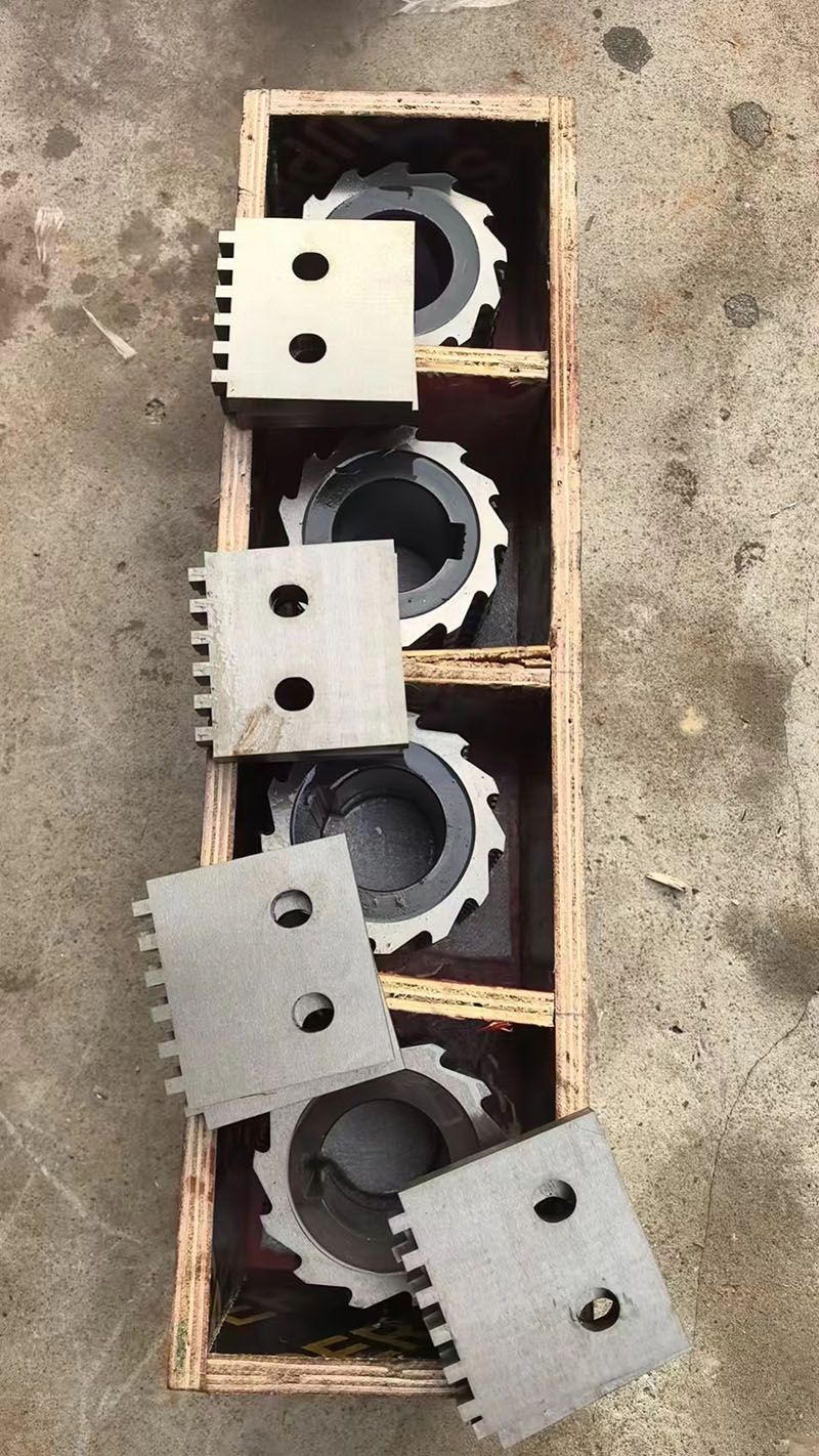 low speed shredder blades export wooden crate