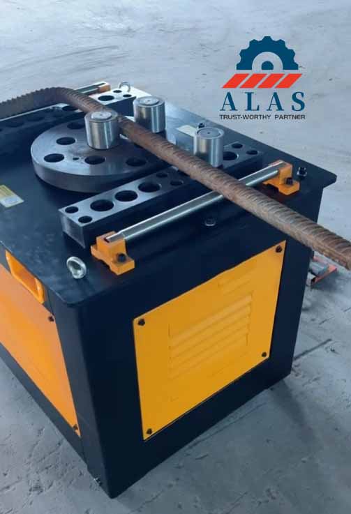 Heavy gauge mechanical GW50 rebar bender processing deformed steel bar under f7 f8 dust isolation fit
