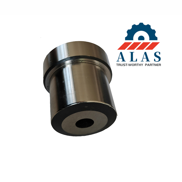 Isolated view of a finished AISI D2 tool steel stationary shear block with a ground flat contact face.