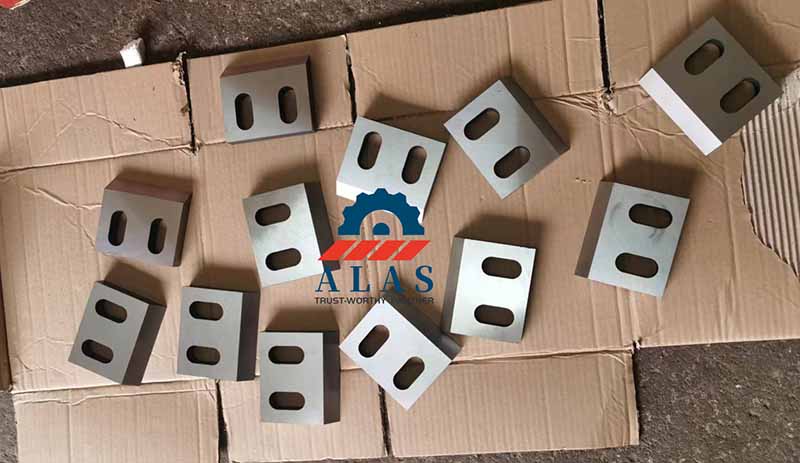 Custom size replacement plastic grinder blade samples built to OEM specifications
