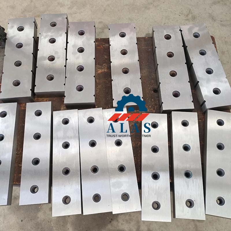 Wholesale excavator-mounted mobile scrap shear knives for metal recycling attachments