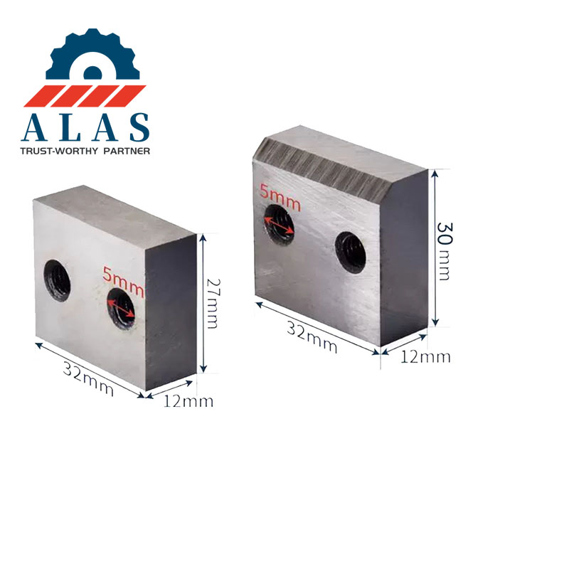 Replacement cutting blocks for handy electric steel bar shearing machine 12mm thickness