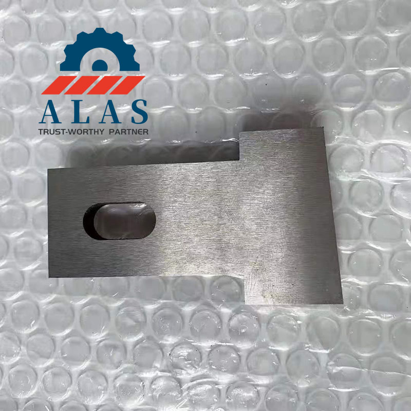 ALAS premium heavy duty tire shear blade and waste tire shredder knife featuring precision ground surface grinding