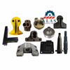 Heavy-duty hardened rebar bender dies and center pins for industrial steel bar bending automated framing lines