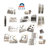 ALAS H13 tool steel ironworker section cutting blades with precision custom profiles for channel steel shearing