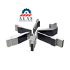 Sectionalized straight punch segments processed by batch ground CNC machines to maintain perfectly matched bending lines