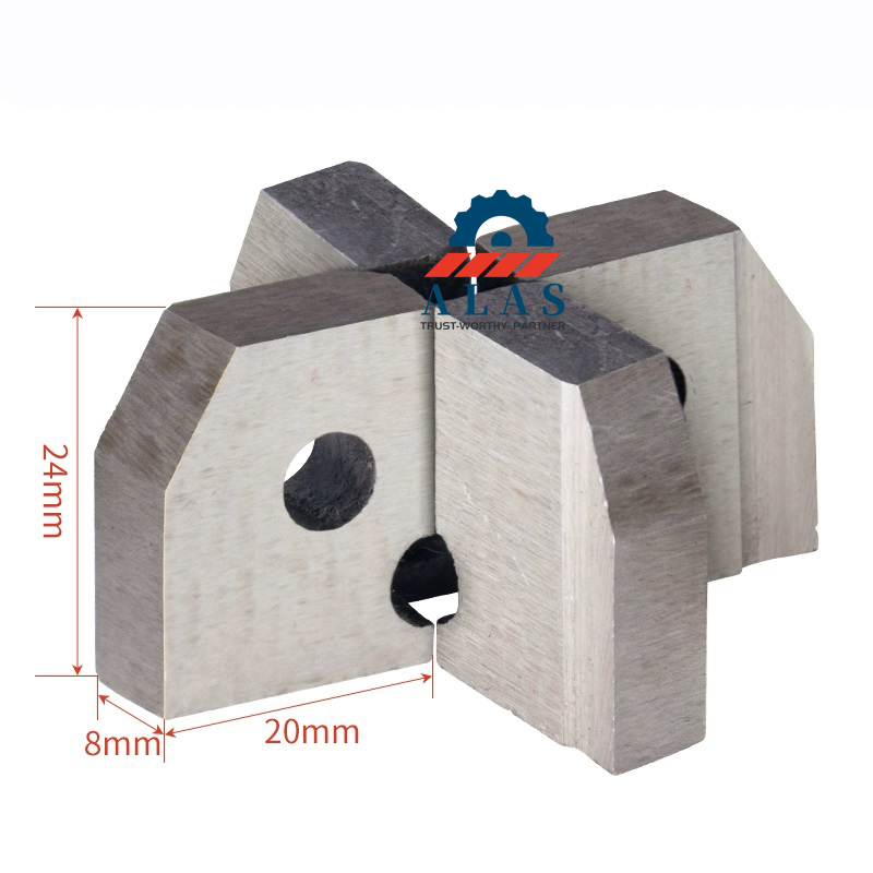 Standard 25mm dimensions and tolerances for rebar rib peeling blade