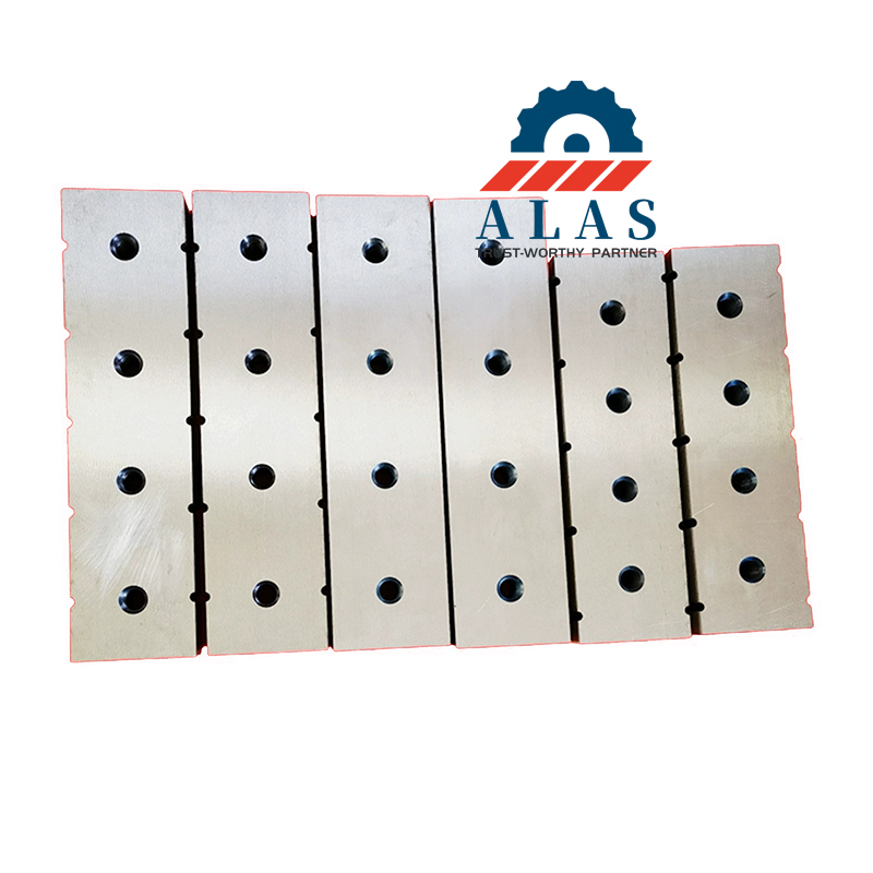ALAS replacement shear blades matching Genesis mobile scrap shears