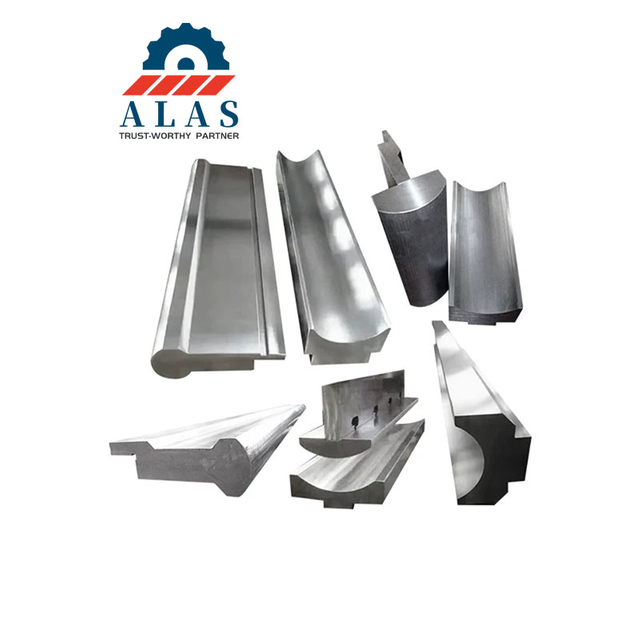 Premium 42CrMo interchangeable radius press brake dies set and circular punches for large arc sheet metal bending