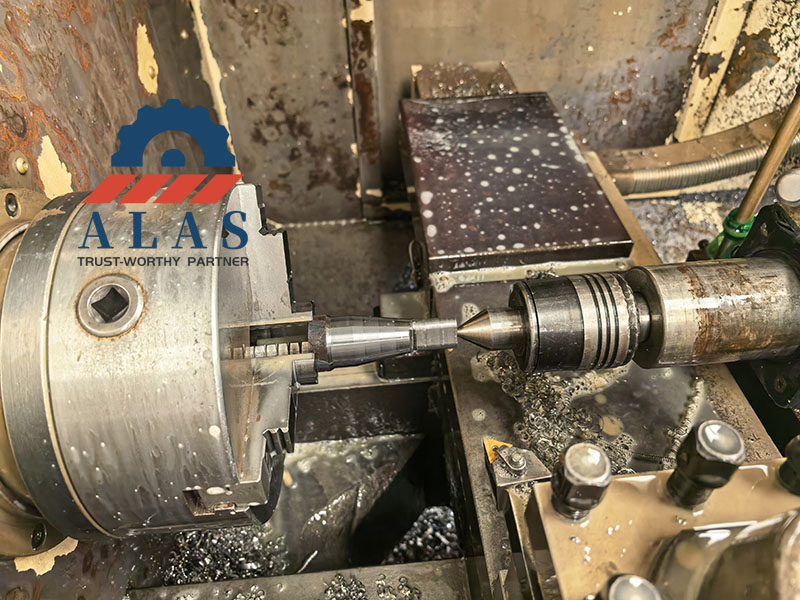 Precision lathe turning processing for heavy duty D2 tool steel punch shank blank